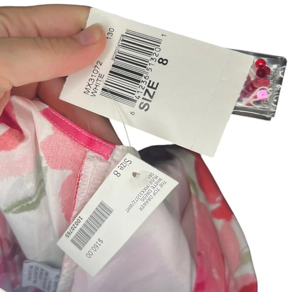 Floral Rose Mini Dress NWT (Muse) 8 - Picture 5 of 7